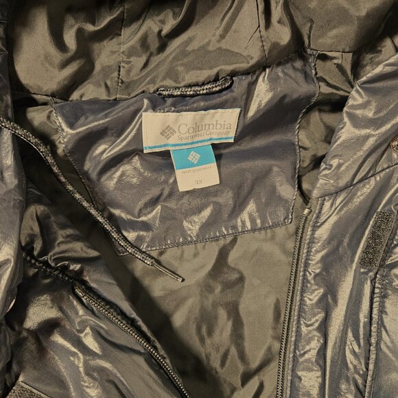 Columbia Black Puffy Coat Icy Heights II Down Novelty Women's Plus Size 3X NEW - Picture 5 of 9